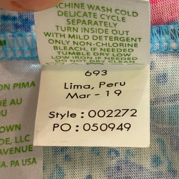 Women’s LILLY PULITZER Brewster Sink or Swim Appliqué neckline dress- Sz L - Picture 10 of 12